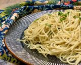 A picture of step 5 of Aglio e Olio Spaghetti.
