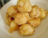 A picture of step 7 of Yam balls.