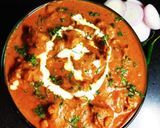 A picture of step 5 of Butter Chicken.