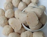 Foto langkah ke 7 dari resep Bakso Ayam Udang (kenyal, garing tanpa baking soda).