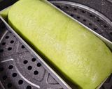 Foto langkah ke 8 dari resep Roti Kukus Khas Pontianak (versi Pandan).