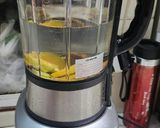 Hình bước làm 3 của món Sữa đậu lăng + bí đỏ + hạt điều 🧆🧆🥜🥭