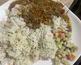 A picture of step 4 of Cumin Rice.