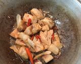 Foto langkah ke 3 dari resep Daging Perut Salmon Pedas 🌶🌶🌶.