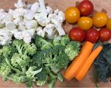 凉拌. 绿花椰菜 & 白花椰菜的食譜步驟1照片