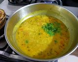 A picture of step 4 of Yellow Daal.