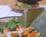 Foto langkah ke 7 dari resep Pepes Jamur Telor Asin Simple.
