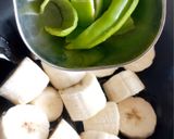 A picture of step 2 of Quick Banana sabji.