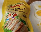 A picture of step 1 of Chicken spread sandwich.