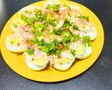 अंडा सलाद (anda salad recipe in marathi) रेसिपी स्टेप 3 फोटो 