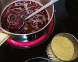 Foto del paso 4 de la receta: Ancas de rana en tempura de hierbabuena con cuscús de remolacha