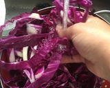 A picture of step 2 of Pickled Red Cabbage.