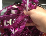 A picture of step 2 of Pickled Red Cabbage.