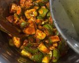A picture of step 3 of Raw mango pickle.