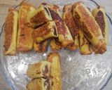 Une image de l'étape 8 de Roulés de brioche perdu, fourés à la pâte à tartiner vegan.