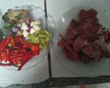 Foto langkah ke 1 dari resep Rica Sapi Pedas.