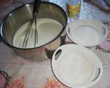 Une image de l'étape 1 de Crème de riz (maison) Mahlebi.