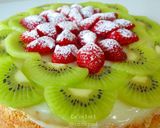 Foto langkah ke 12 dari resep Strawberry 🍓 & Kiwi Fruit Sweet Bun .