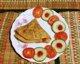 A picture of step 7 of Mushroom Quesadilla.
