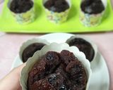 Foto langkah ke 8 dari resep Bolu coklat mekar tanpa telur.