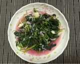 吻仔魚炒紅莧菜的食譜步驟3照片