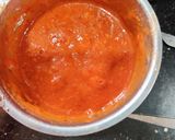 A picture of step 3 of Jain Veg Kolhapuri.