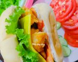 Hình bước làm 7 của món Hamburger Gà Rán