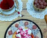 Hình bước làm 2 của món Siro dâu và ăn healthy với siro dâu
