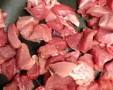 A picture of step 2 of Arroz Amarillo con Carnitas/ Achiote Rice Supper with Pork Carnitas.