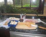 Foto del paso 1 de la receta: Brochetas de pollo champis y bacon