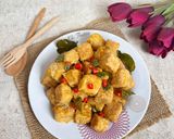 Foto langkah ke 10 dari resep Tahu Balur Telur Asin Ala Resto.