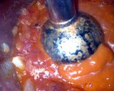 A picture of step 5 of Sig's spicy hot dip appetizer.