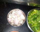 A picture of step 1 of Chili Paneer.