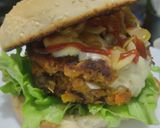 Foto del paso 23 de la receta: Hamburguesa de frijol, soja texturizada y vegetales🫘🧅🍔