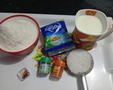 तिरंगा नारियल बर्फी रेसिपी चरण 1 फोटो