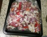 Foto del paso 1 de la receta: Carne con verduras (en bolsa para horno 😜)