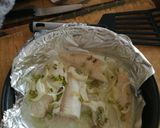 Foto del paso 8 de la receta: Pescado al horno con arroz y papas cocidas y ensalada de tomate