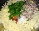 A picture of step 2 of Alu wala naan(potato stuffed bread).