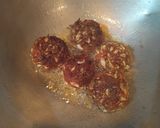 A picture of step 6 of Cabbage Manchurian.
