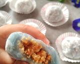 Foto langkah ke 9 dari resep Mochi Bunga Telang.