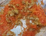 A picture of step 3 of Jaggery and carrot rice.
