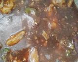 A picture of step 9 of Shezwan triple rice.