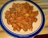 A picture of step 2 of Beef Kebab(Tsire).