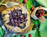 Pas rețetă Galette cu cireșe ❤🍒🫖☕ 4 fotografie