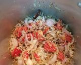 A picture of step 1 of Chicken curry.
