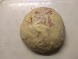 Pan casero relleno de jamón y queso, con harina Pureza