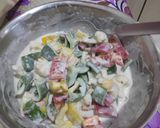 A picture of step 2 of Veg crispy.