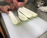 狗蝦絲瓜麵線的食譜步驟1照片