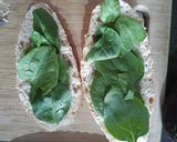 Foto del paso 1 de la receta: Molletes de espinaca y calabaza 🌱🥖