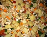 A picture of step 4 of Potatoes omelette.